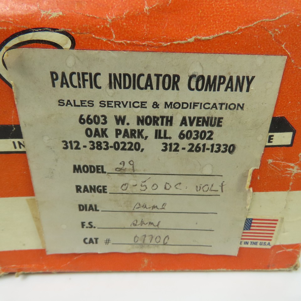 Simpson Model 29 Analog DC Voltmeter 0-60V Panel Meter