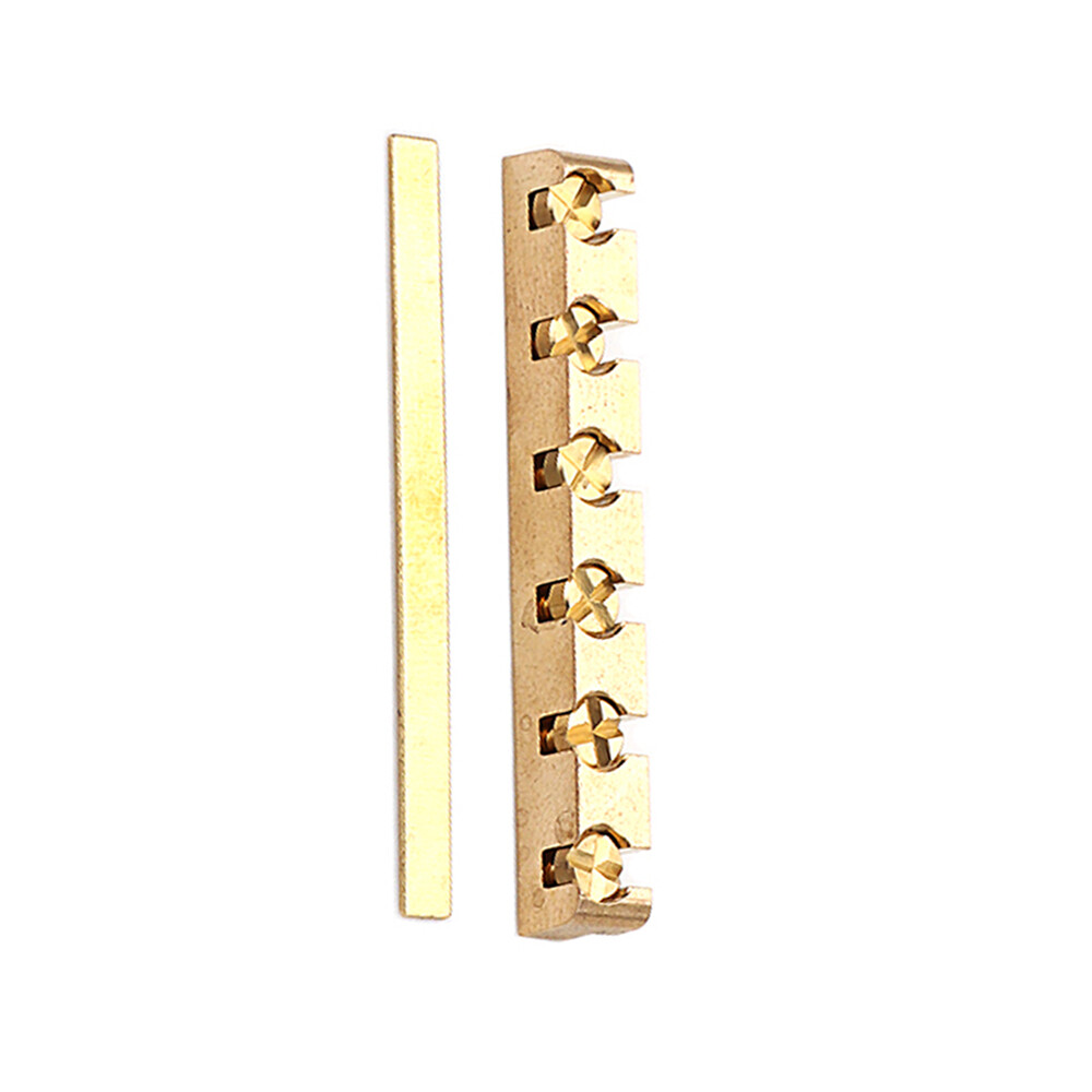 Durable Brass Height Adjustable Nut for Strat Stratocaster LP Electric Guitar
