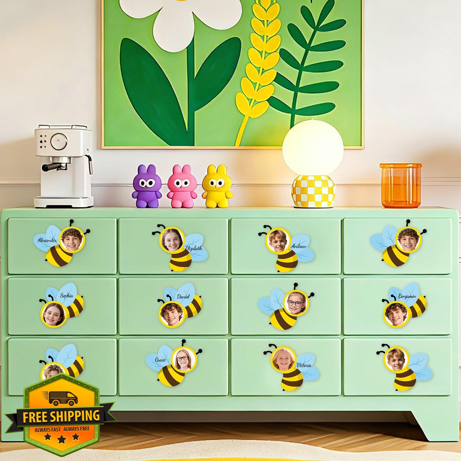 54Pcs Bee Cutouts for Bulletin Boards Decorations, DIY Bee Classroom Cut Outs...