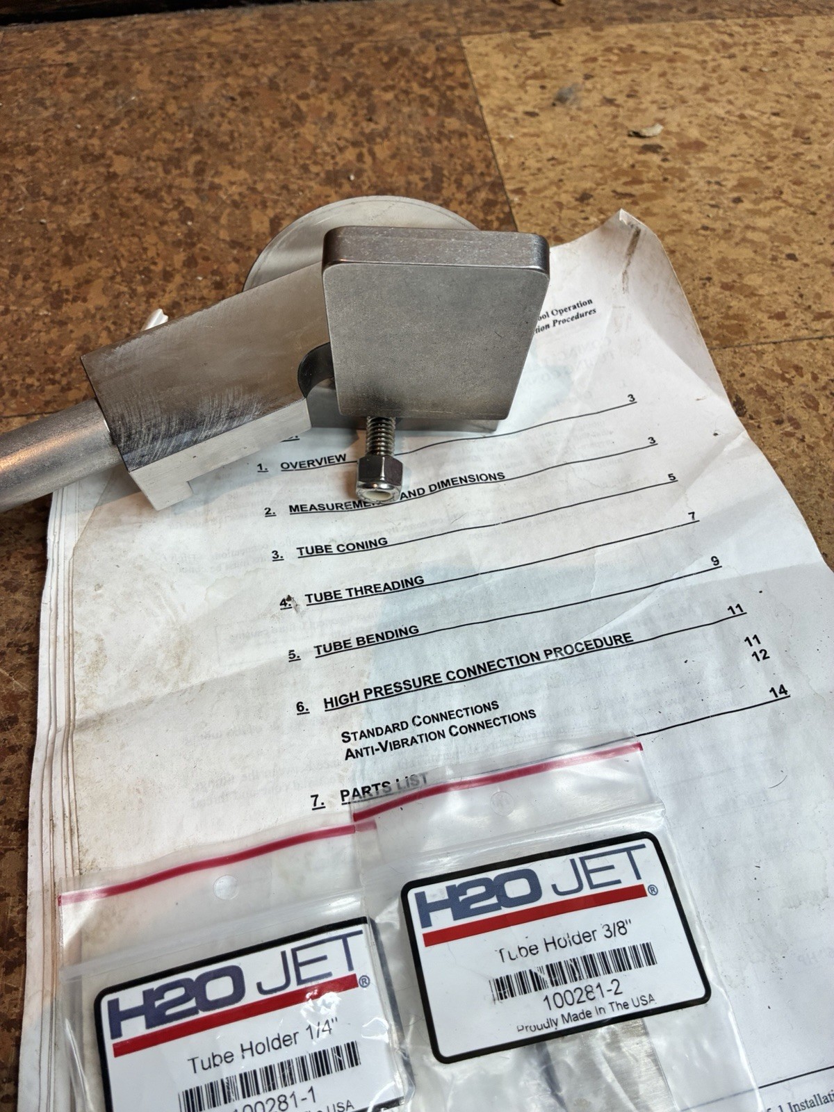 H20 JET Bending Tool Kit