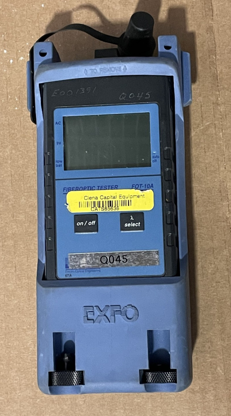 Exfo FOT-10A, 6 to 60 dB, 1310 / 1550 nm, Handheld Power Meter