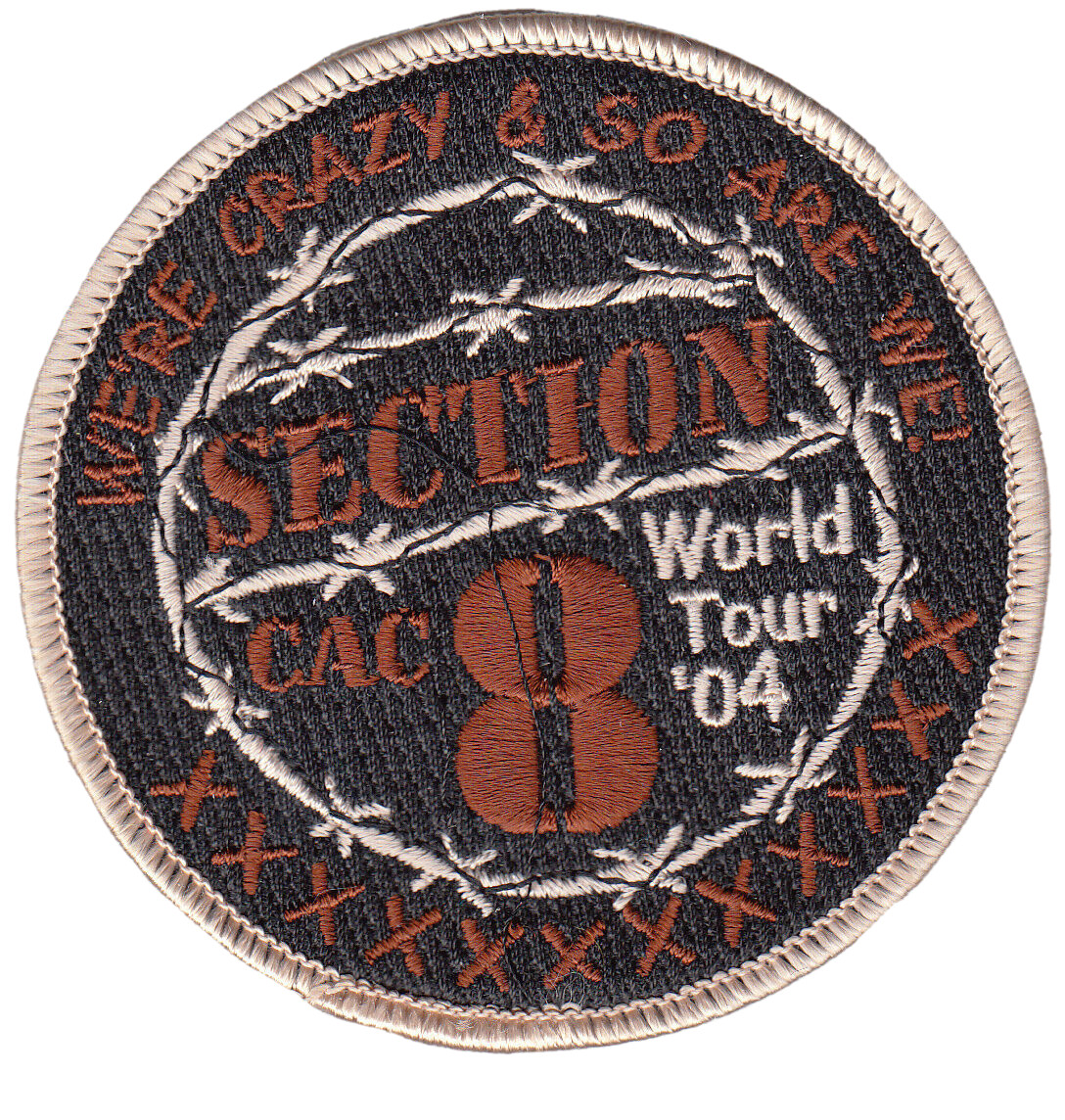 CAC-8 WORLD TOUR 2004 SHOULDER PATCH