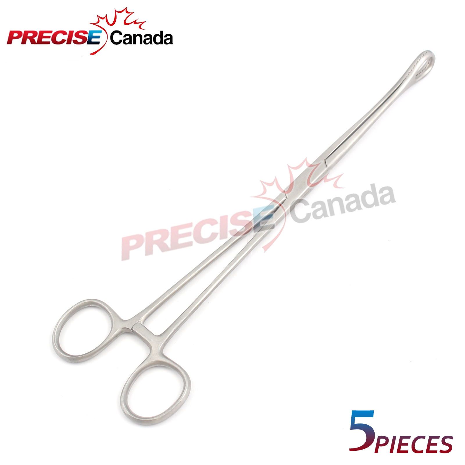 Set Of 5 Foerster-sponge Forceps 10" Straight Surgical Instruments New