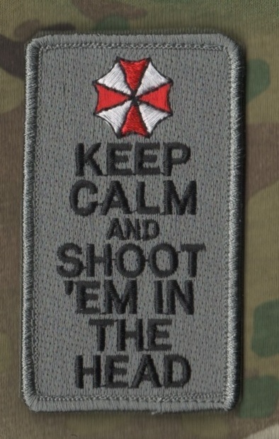 JSOC SEAL SPECIAL WARFARE OPERATOR ODA burdock PATCH: Keep Calm 'n Kill ZOMBIES