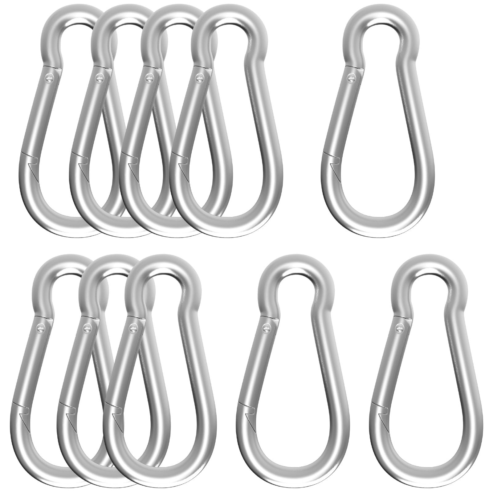 Carabiners Clip Spring Snap Hook,Heavy Duty Galvanized Steel Carabiner,Safety...