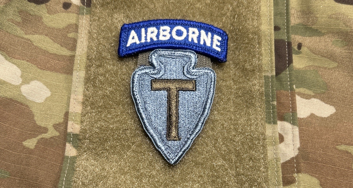 US Army 36th Infantry Division Airborne Patch w/ Hook Full-Color