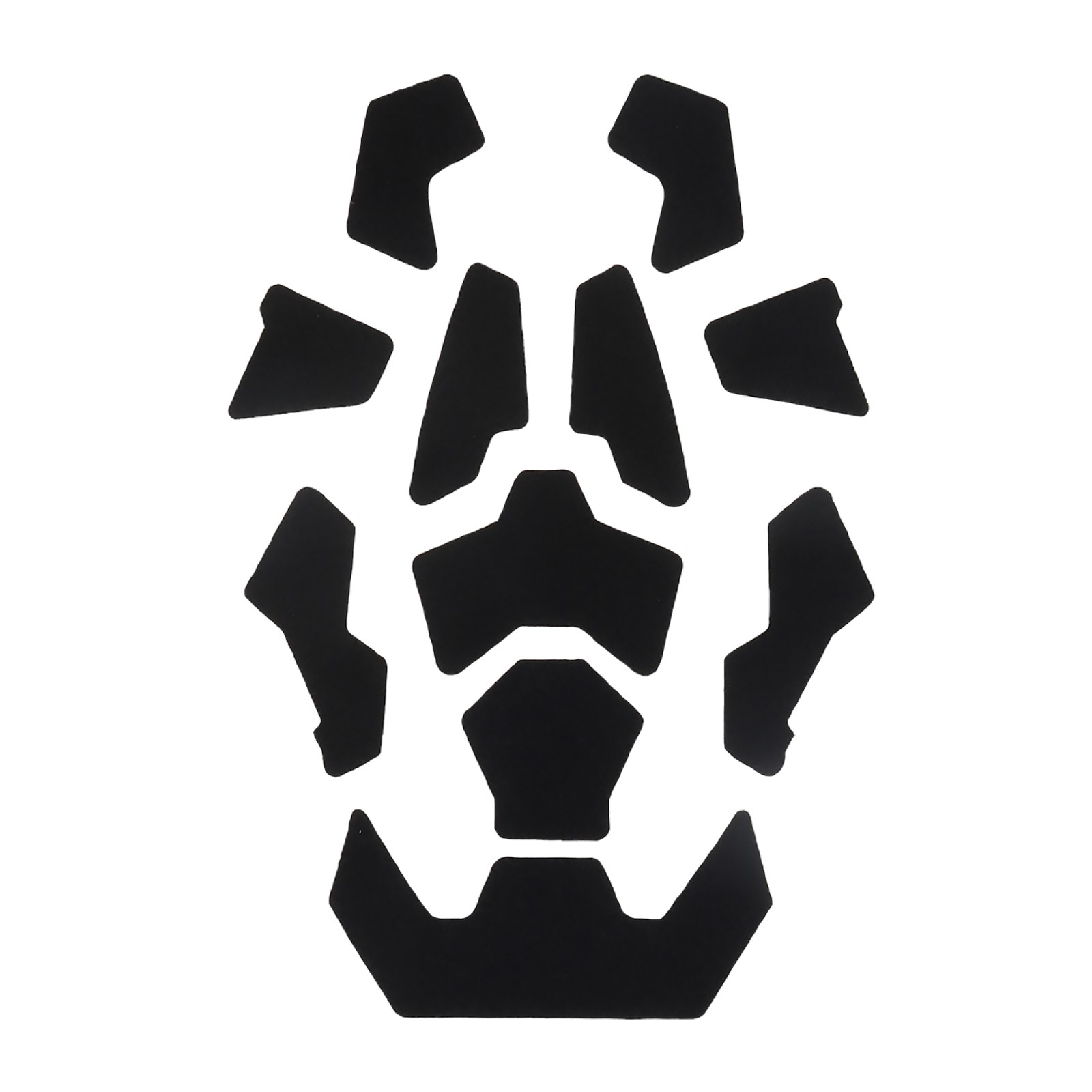 Cool Black Helmets Magic Sticky Sticker For All Fast Helmets b