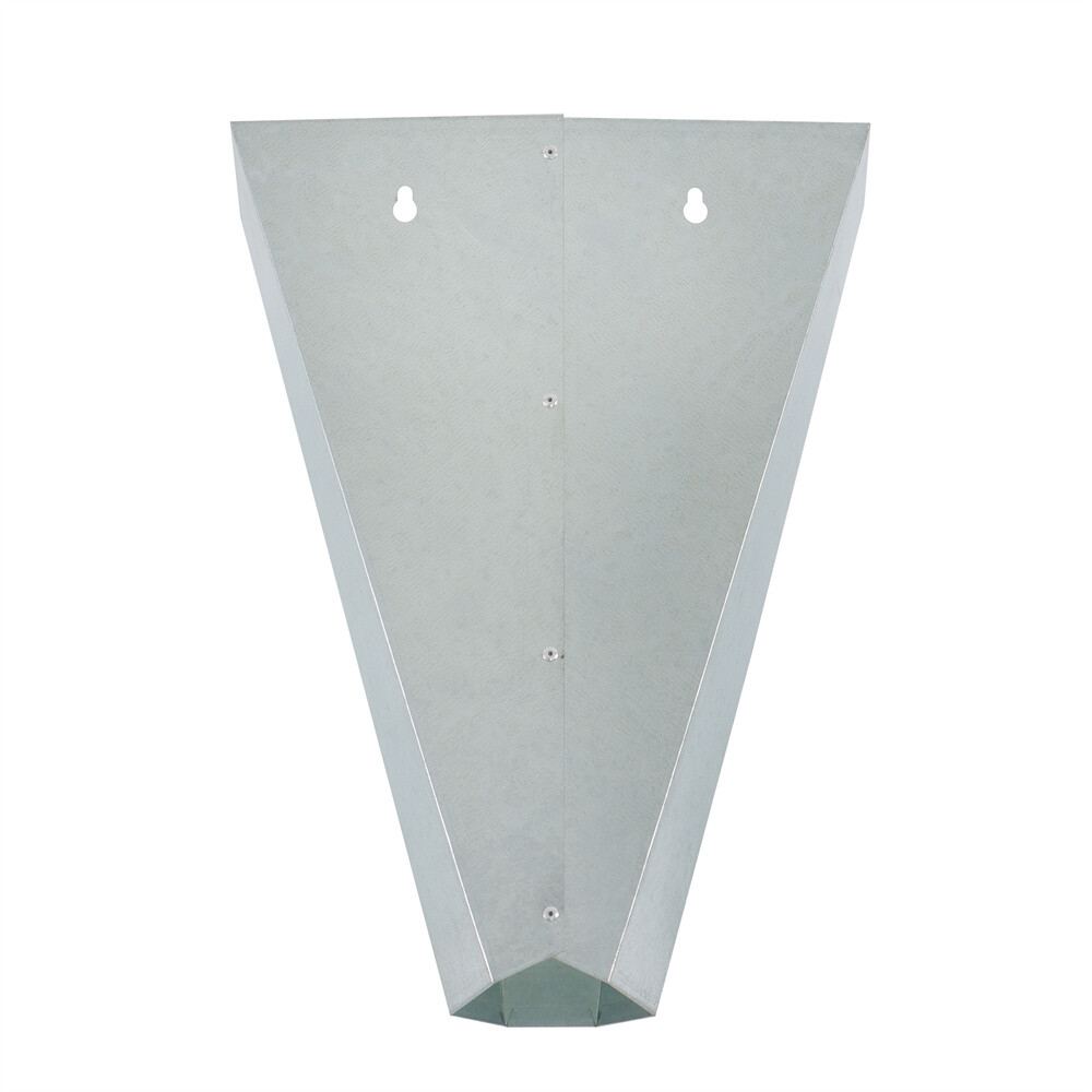 4 Pack Medium Chicken Cone Galvanized Steel Poultry Restraining Cone For Birds
