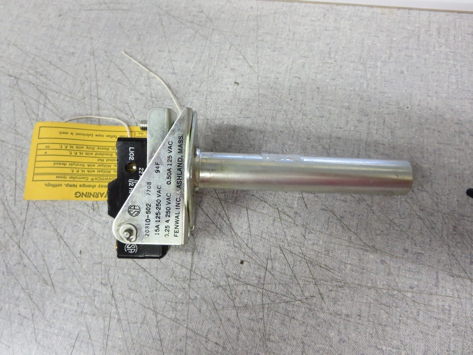 Fenwal Inc. 20310-502 7708 Switch