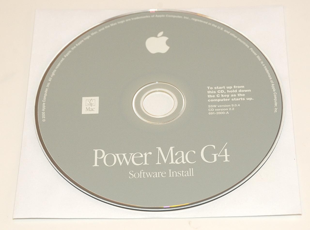 Apple ~ 691-2800-A Software Installation 9.0.4 CD-ROM for Power Mac G4