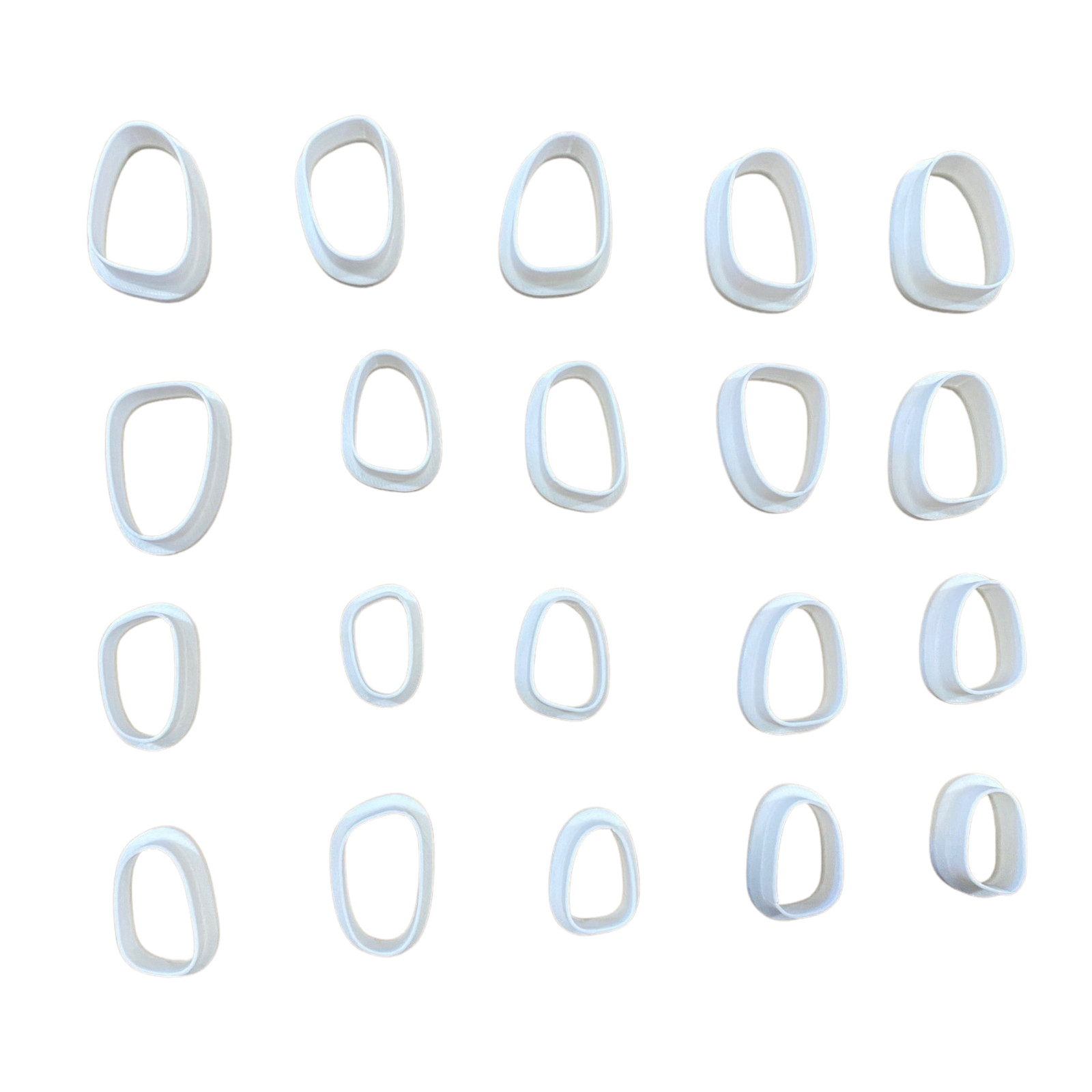 Pebble Drop Clay Cutter – 80 Piece Polymer Clay Cutter Set