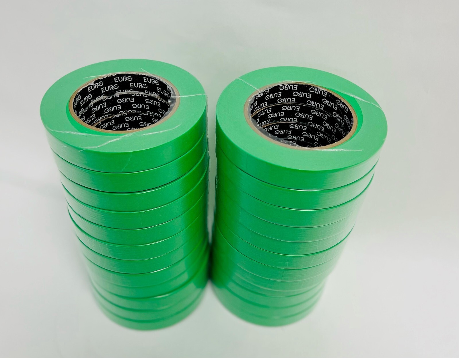 SUPREME MASKING TAPE GREEN 3/4 inch  (24 Rolls) 2 sleeves Automotive Bodyshop