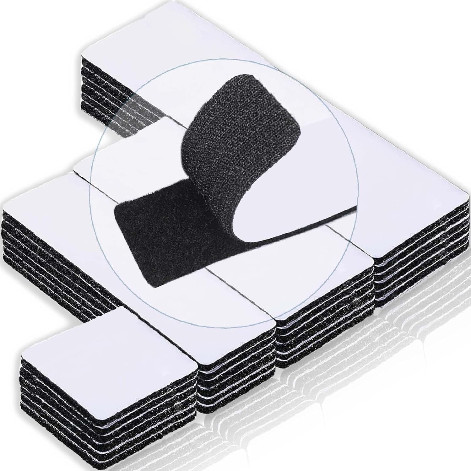 Robust Nylon Hook and Loop Strips - Multi-Size Adhesive Fasteners for Every Need
