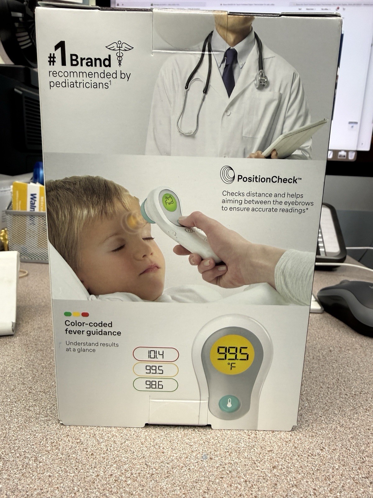 Braun BNT300 No Touch Forehead Digital Thermometer New