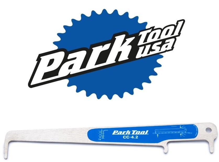Park Tool CC-4.2 Bicycle Chain Checker Wear Indicator Gauge for 5 to 13-Speed