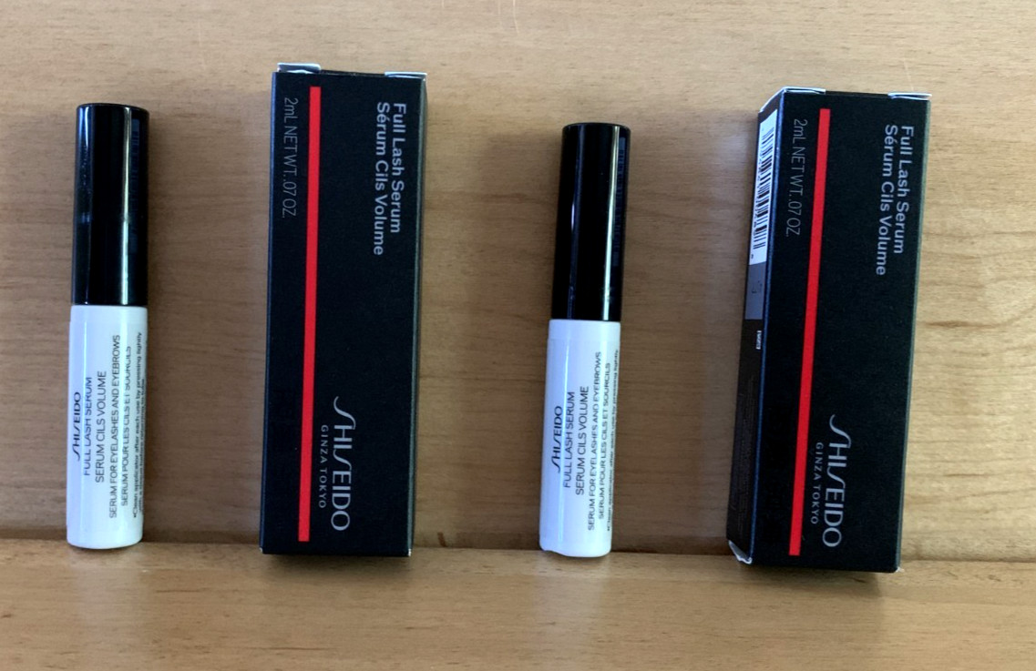 2 pack - Shiseido Full Lash Serum Travel Size, 2ml /0.07oz each NEW IN BOX