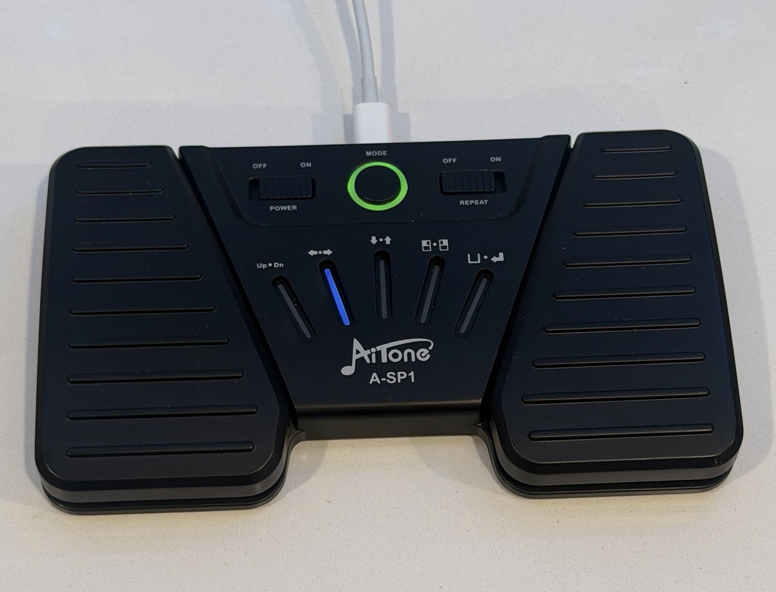 Wireless Page Turner Bluetooth Foot Pedal Music Keyboard No Cord