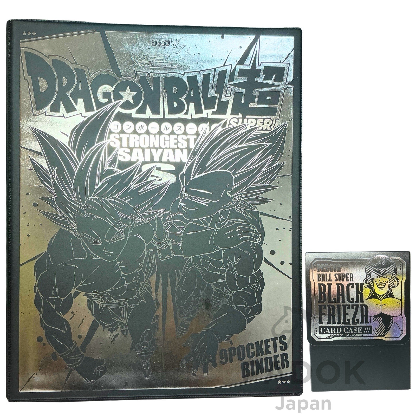 Dragon Ball Super Card Binder Black Frieza Case Jump Limited Set Exclusive Goku