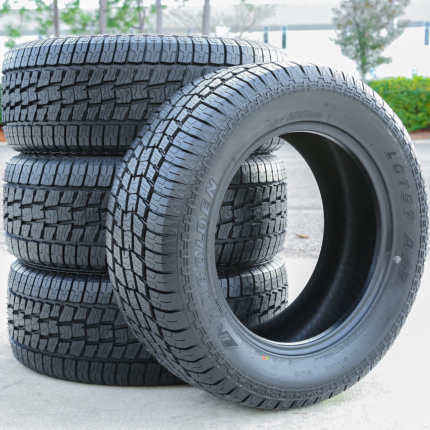 4 Tires Landgolden LGT57 A/T LT 245/75R16 Load E 10 Ply AT All Terrain