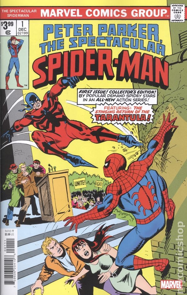 Spectacular Spider-Man Facsimile Edition 1A VF 2022 Stock Image