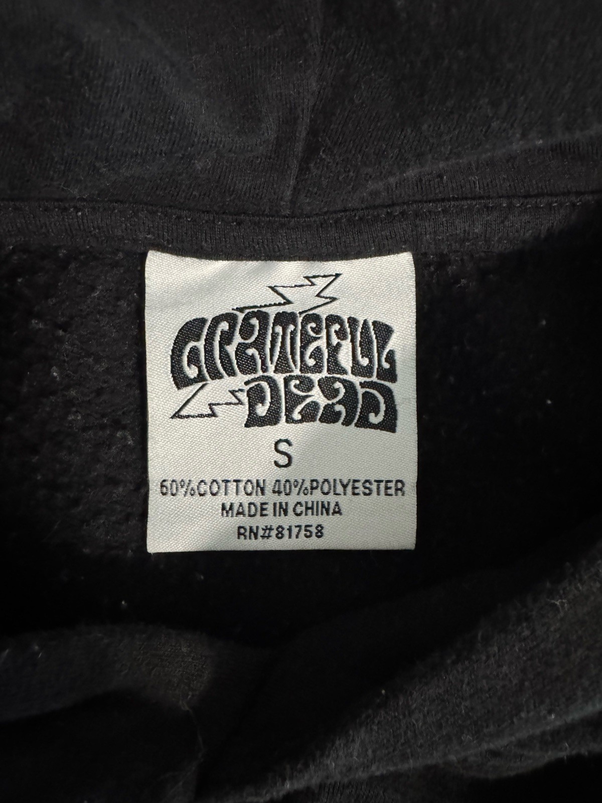 Grateful Dead Dancing Rainbow Bears Black Licensed Hoodie