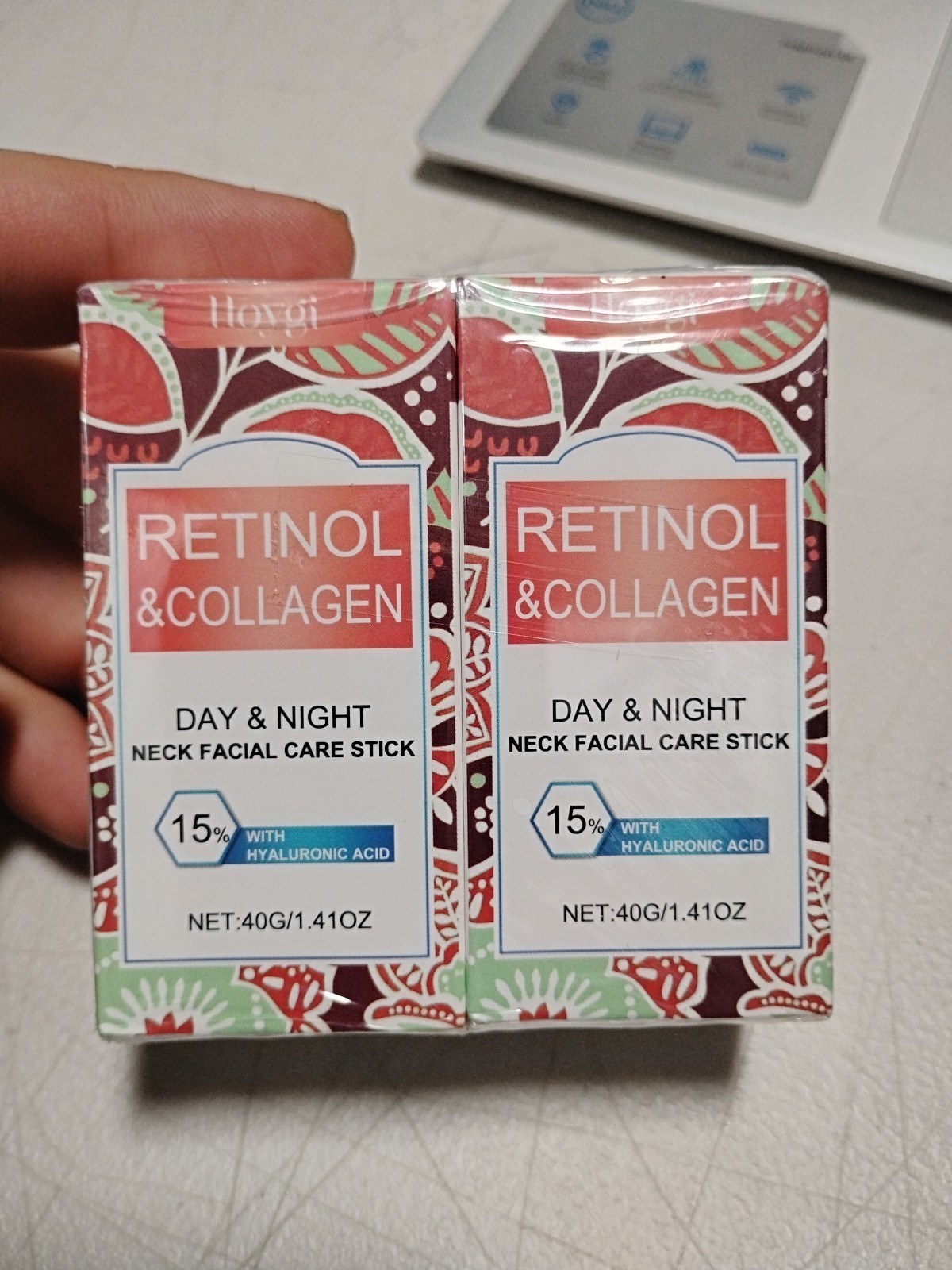 Retinol & Collagen Neck Facial Care Stick Anti Aging Neck and (2 Pack)
