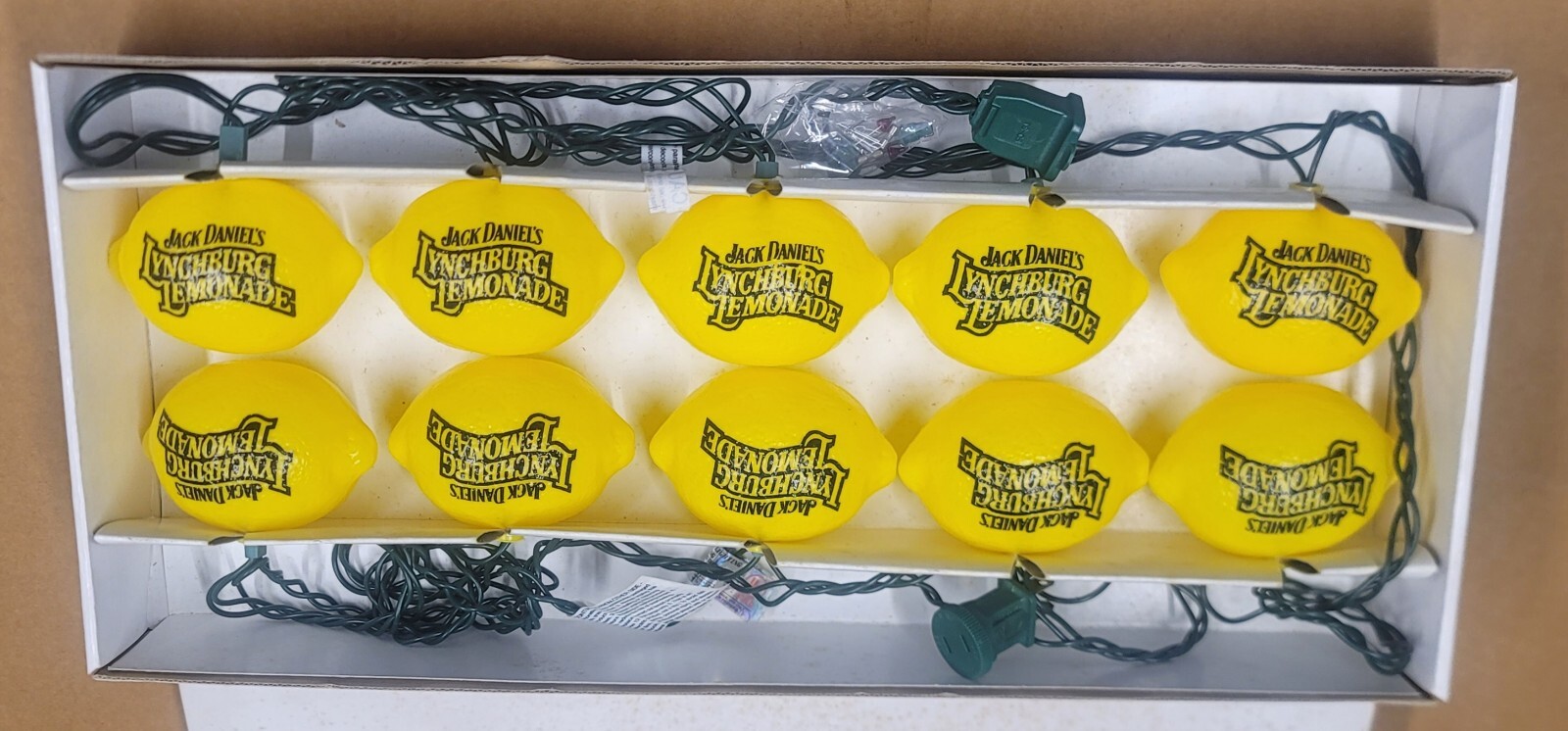 Jack Daniels Lynchburg Lemonade New In Box Lemon 10 String Lights Bar Man Cave