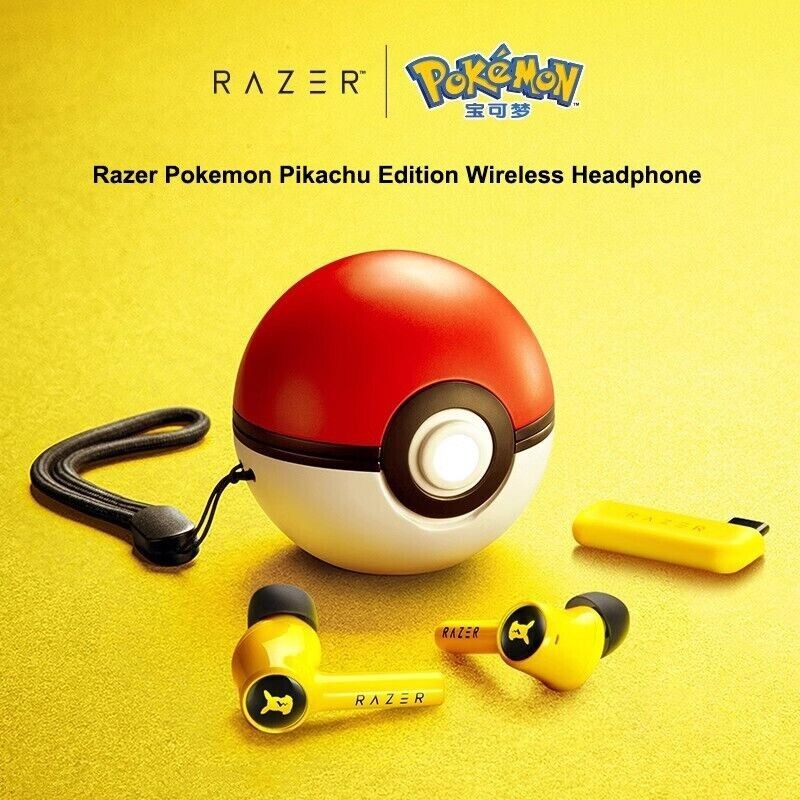 Razer x Pokémon Pikachu Edition HyperSpeed True Wireless Bluetooth Earbuds Gen 2