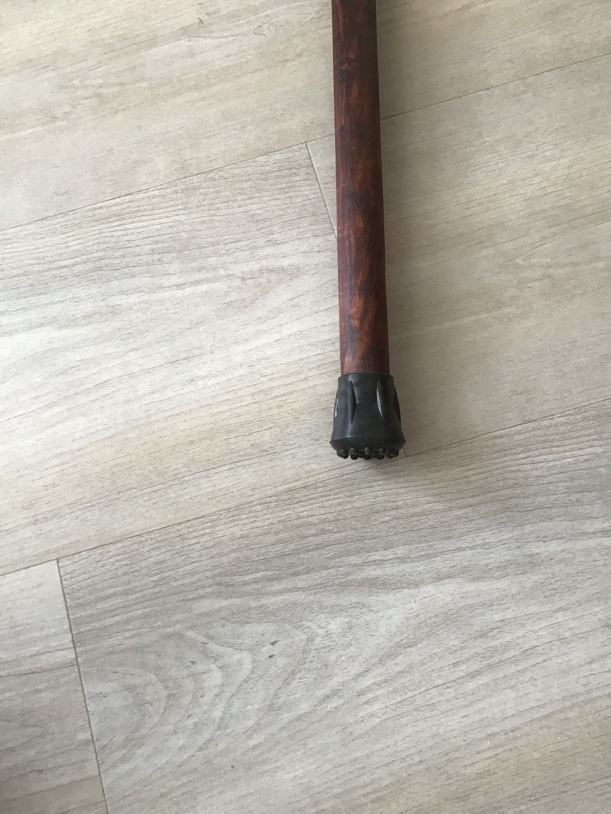 Beeswing Narra - Granadillo Artisan Walking Cane with Unique Comfy Custom Handle