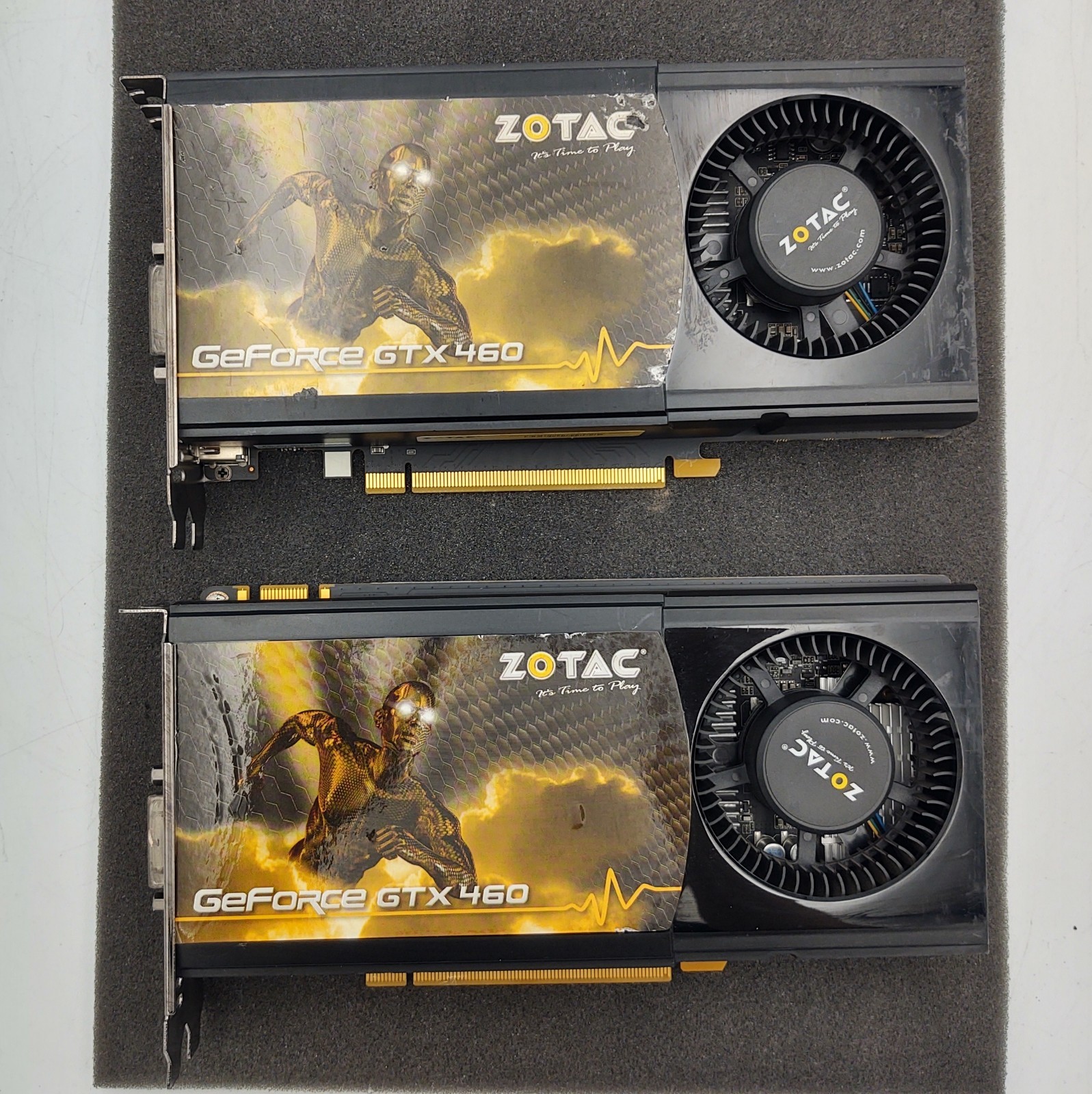 LOT OF 2 Zotac GeForce GTX460 (1GB 256 bit DDR5) - FAST SHIPPING