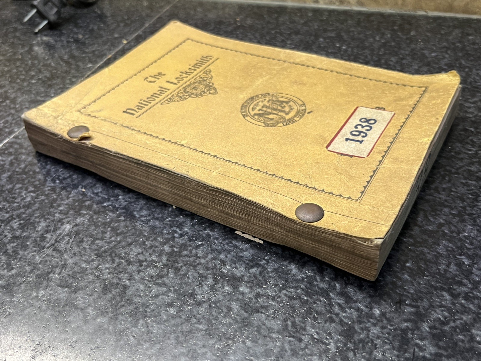 Dec 1938 The National Locksmith Hand Book Codes Book
