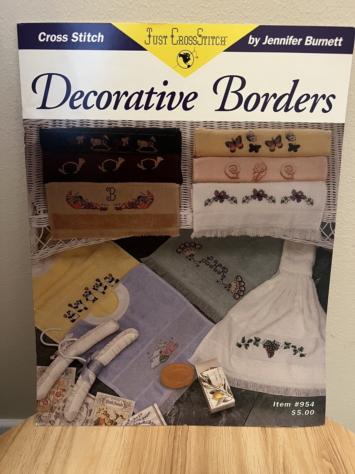 Just CrossStitch Decorative Borders Item #954 By Jennifer Burnett 12 Patterns