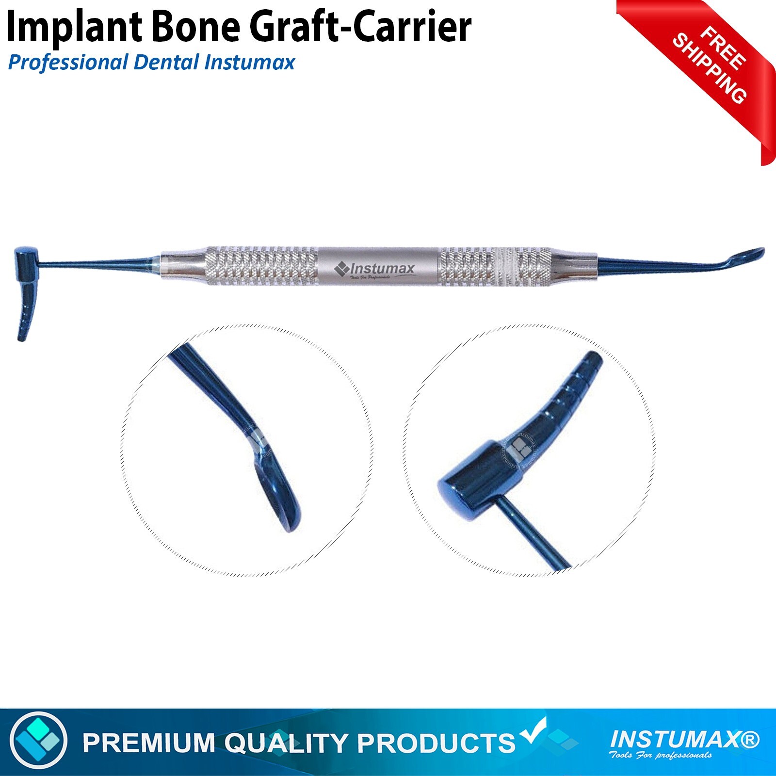 Dental Bone Graft Instruments Implant Surgery Plugger Condenser Carrier Amalgam