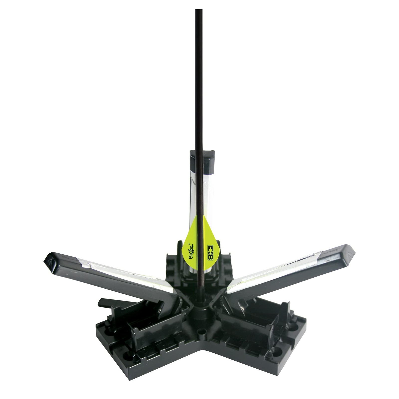Bohning 12962 Helix Tower Fletching Jig , Black, 2.25" Vanes, Black