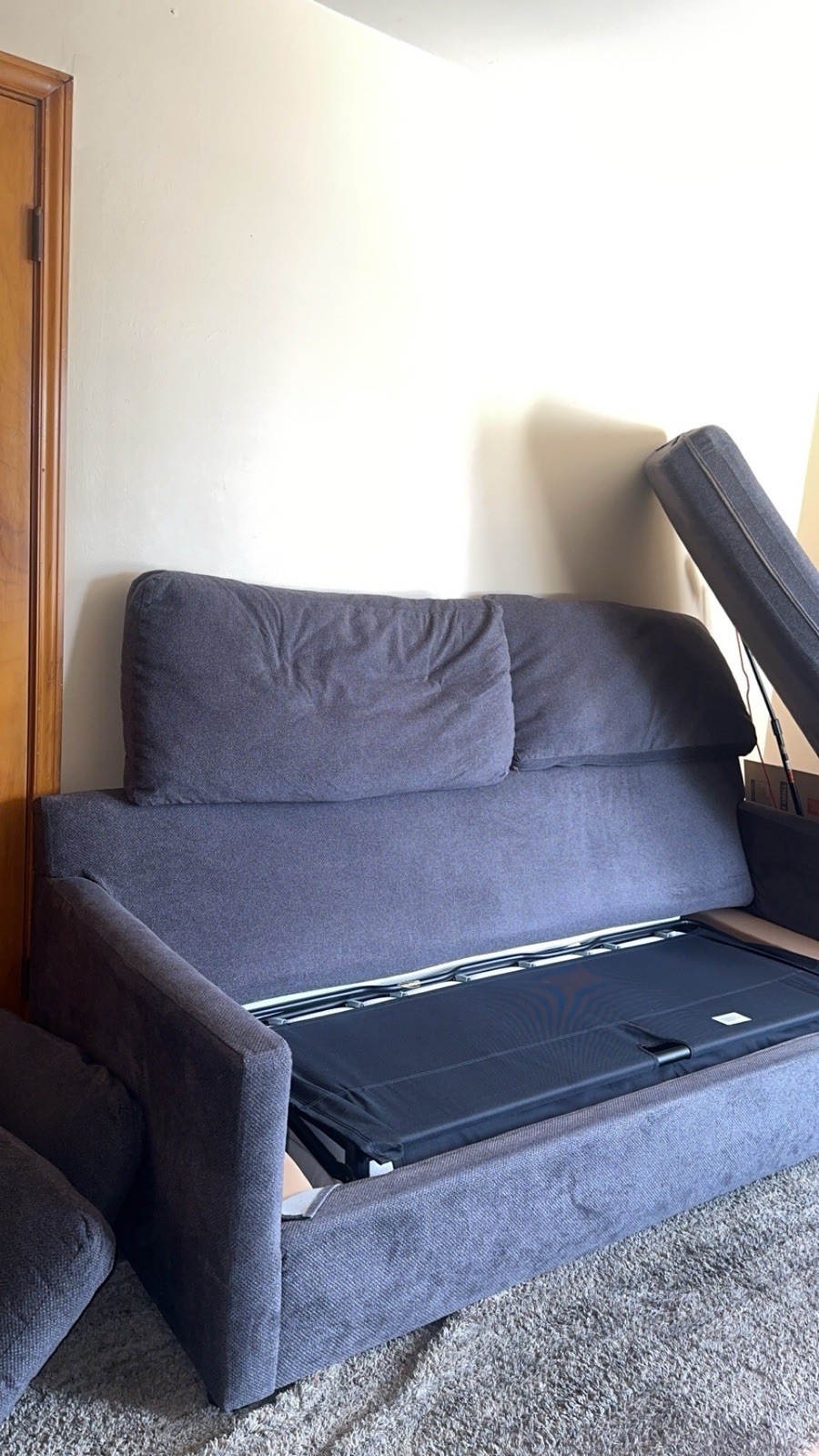 Lena Sleeper Sofa Bed Reversible Seat Cushions And Back Pillows