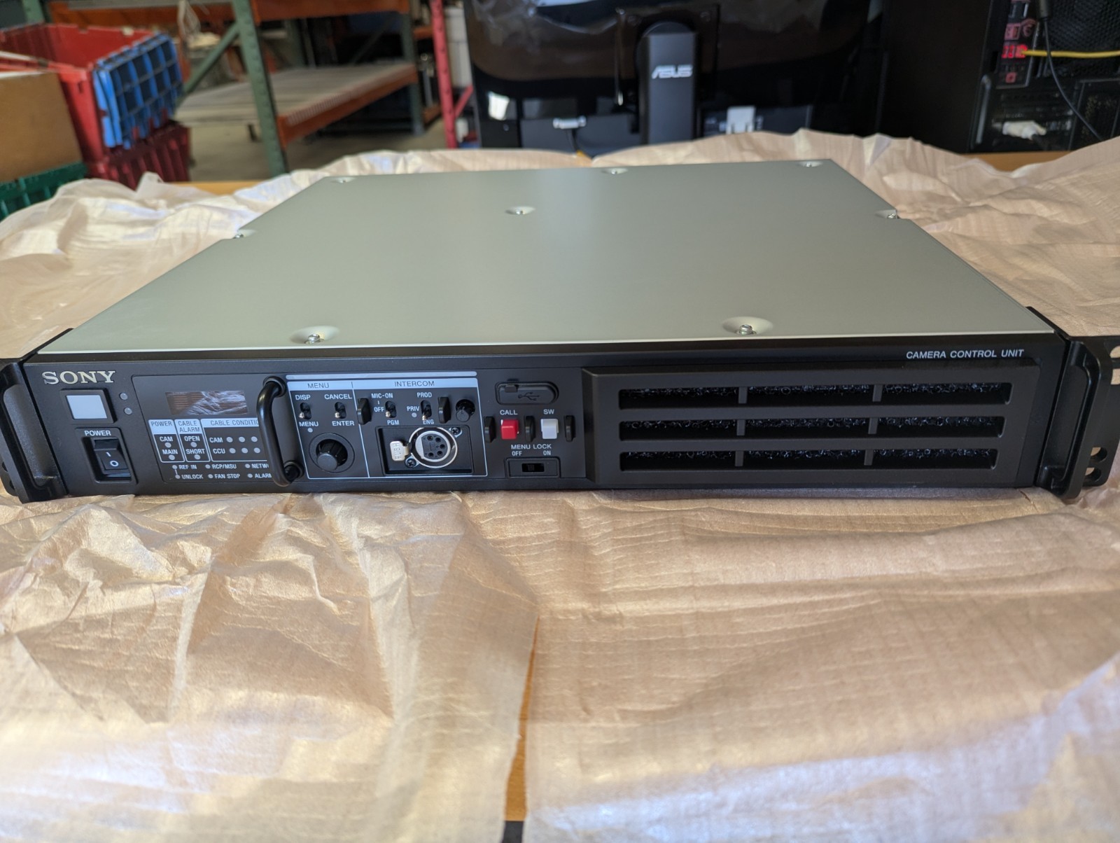Sony HDCU-3100 Camera Remote Control Unit IP-Enabled Optical Fiber