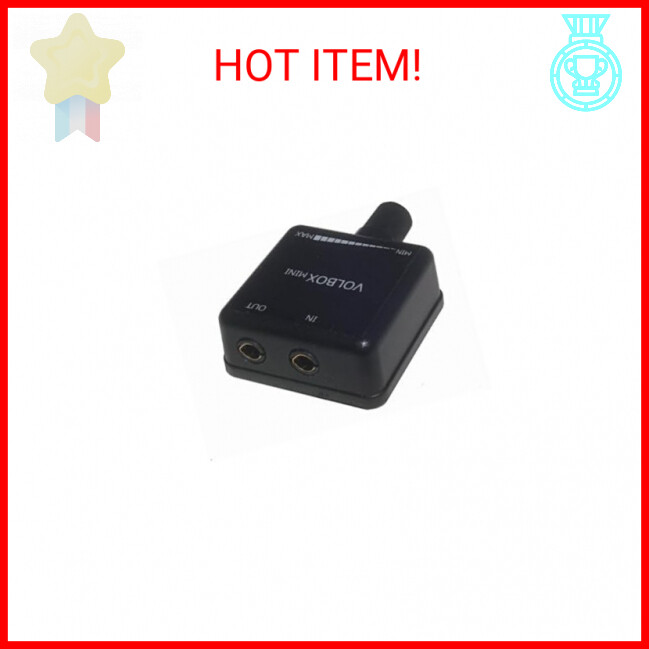 Volbox inline audio volume control attenuator 3.5mm 1/8" aux mini