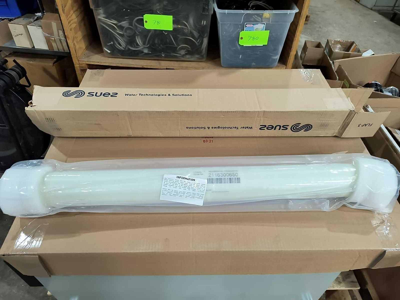 SUEZ Osmonics Desal AG4040FM 2200 GPD RO Membrane Element Fiberglass P/N 3039082