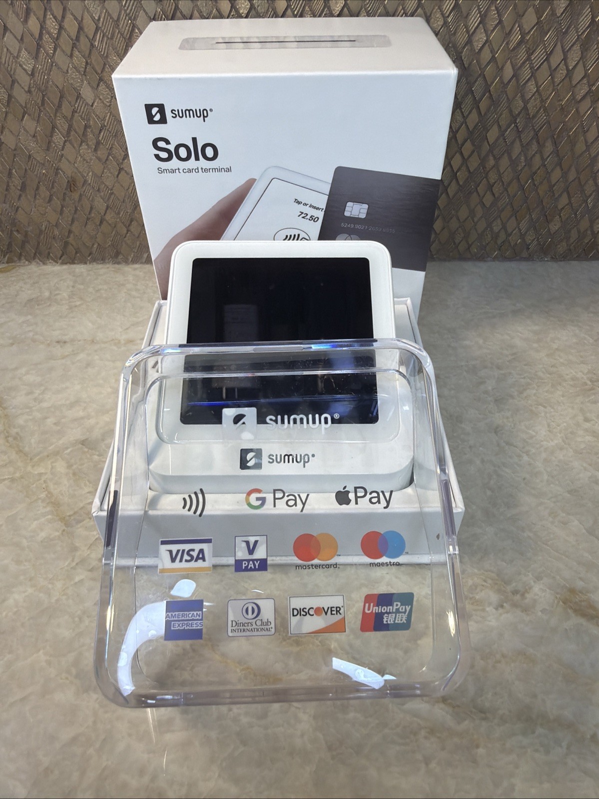 Sumup Solo Mobile Wi-Fi Smart Card Terminal Reader White