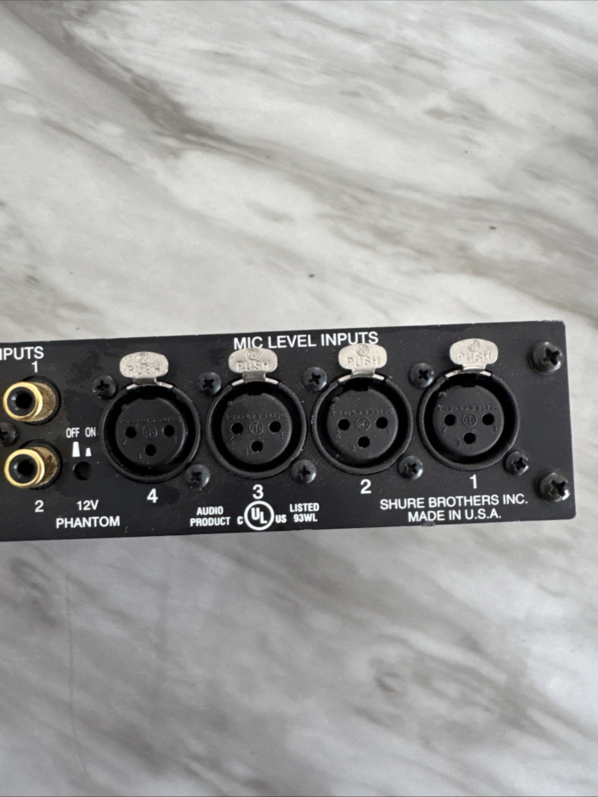 Shure SCM 268 4 Channel Compact Microphone Mixer