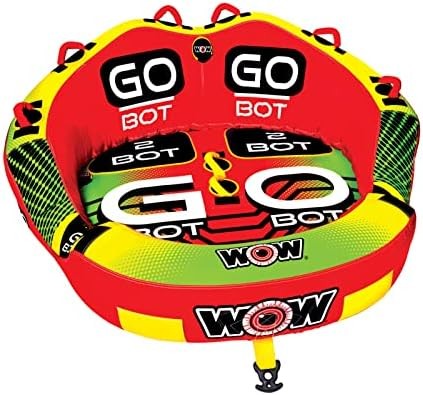 Inflatable Towable Tube for Boating Front Back Tow Points Fits Kids Adults