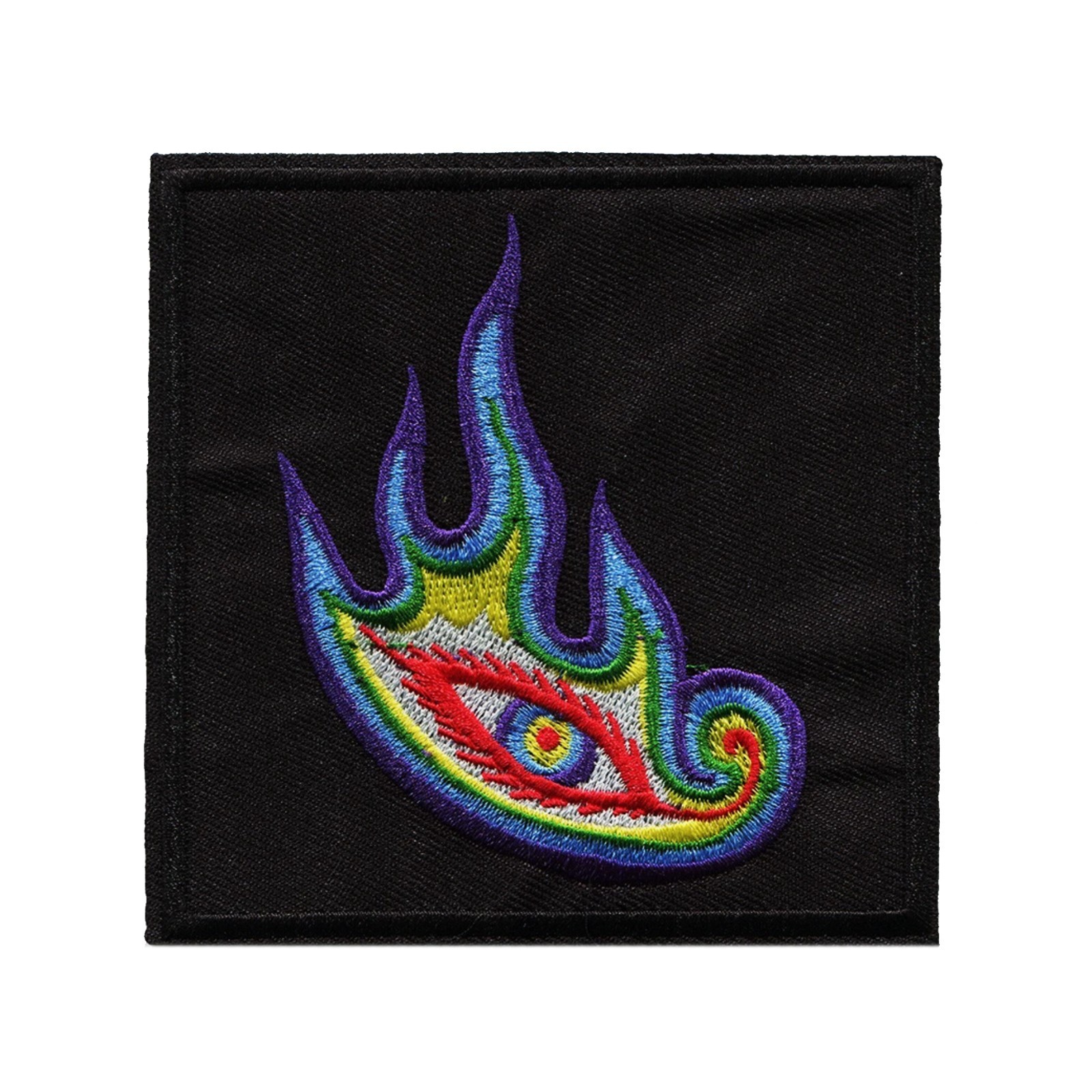 Tool Band Embroidered Iron on Patch – Progressive Metal Rock Flame Eye Design