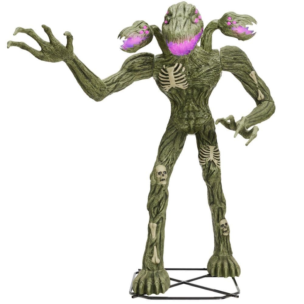 8 FT Wicked Woods Giant Size Animated LED Perilous Plant Monster Halloween Decor