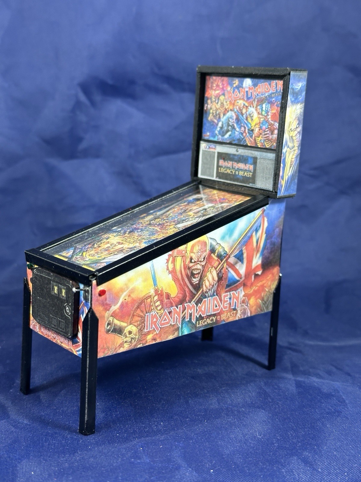 Custom Mini Arcade Machine Model (1:18 Scale): Stern Iron Maiden Pinball