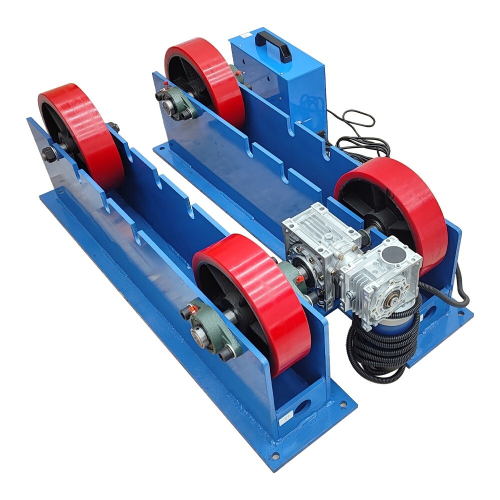 4400LB Adjustable Linkage Roller Welding Support Welding Tank Turning Rolls 110V