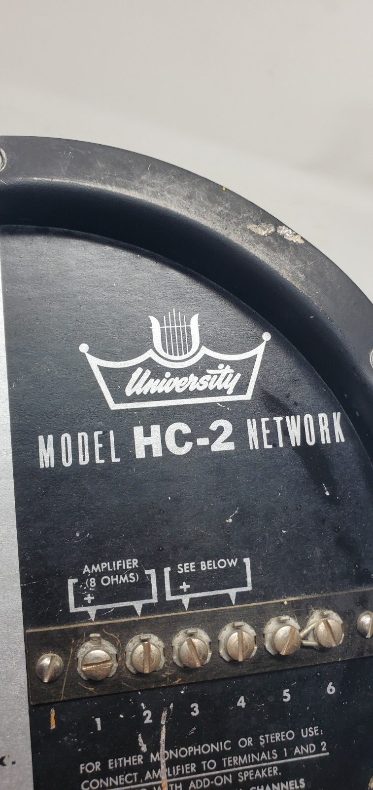 university speaker model hc-2 control