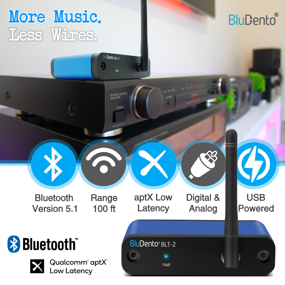 Bluetooth Receiver Wireless Adapter For Home stereos/speakers