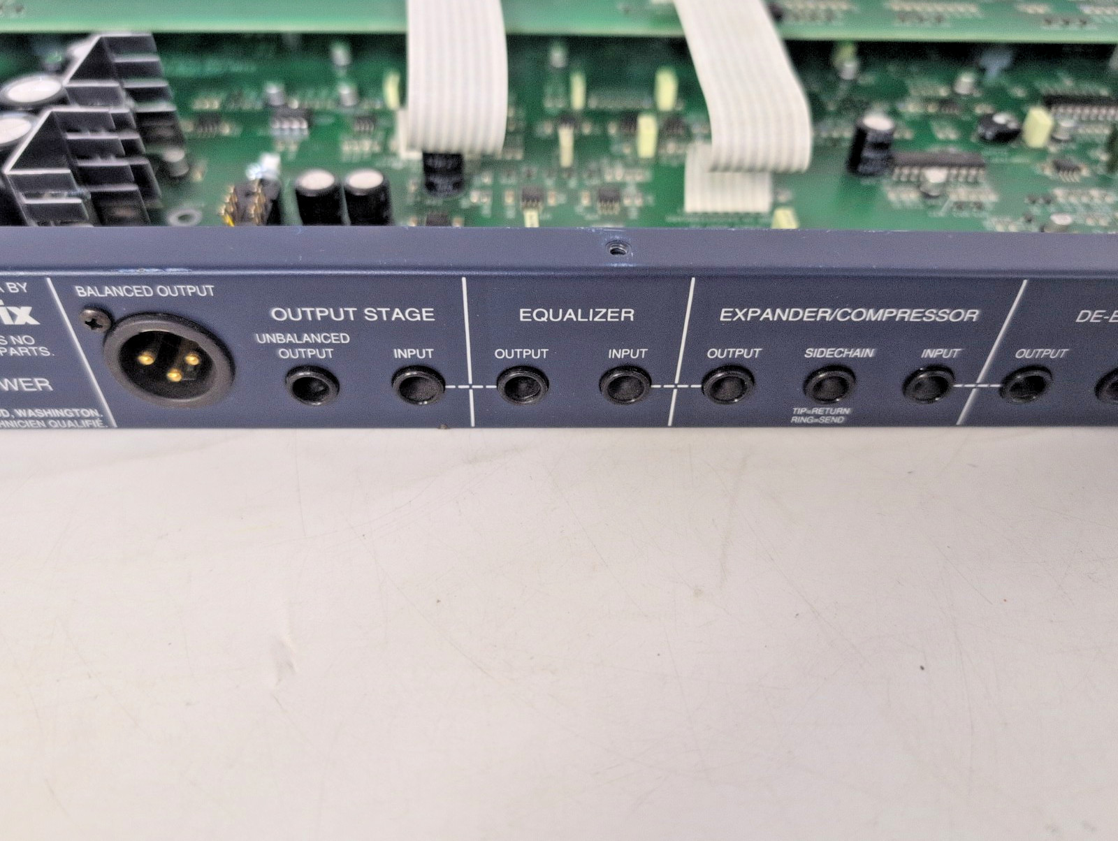 Symetrix 528E Voice Processor-Missing Top Cover