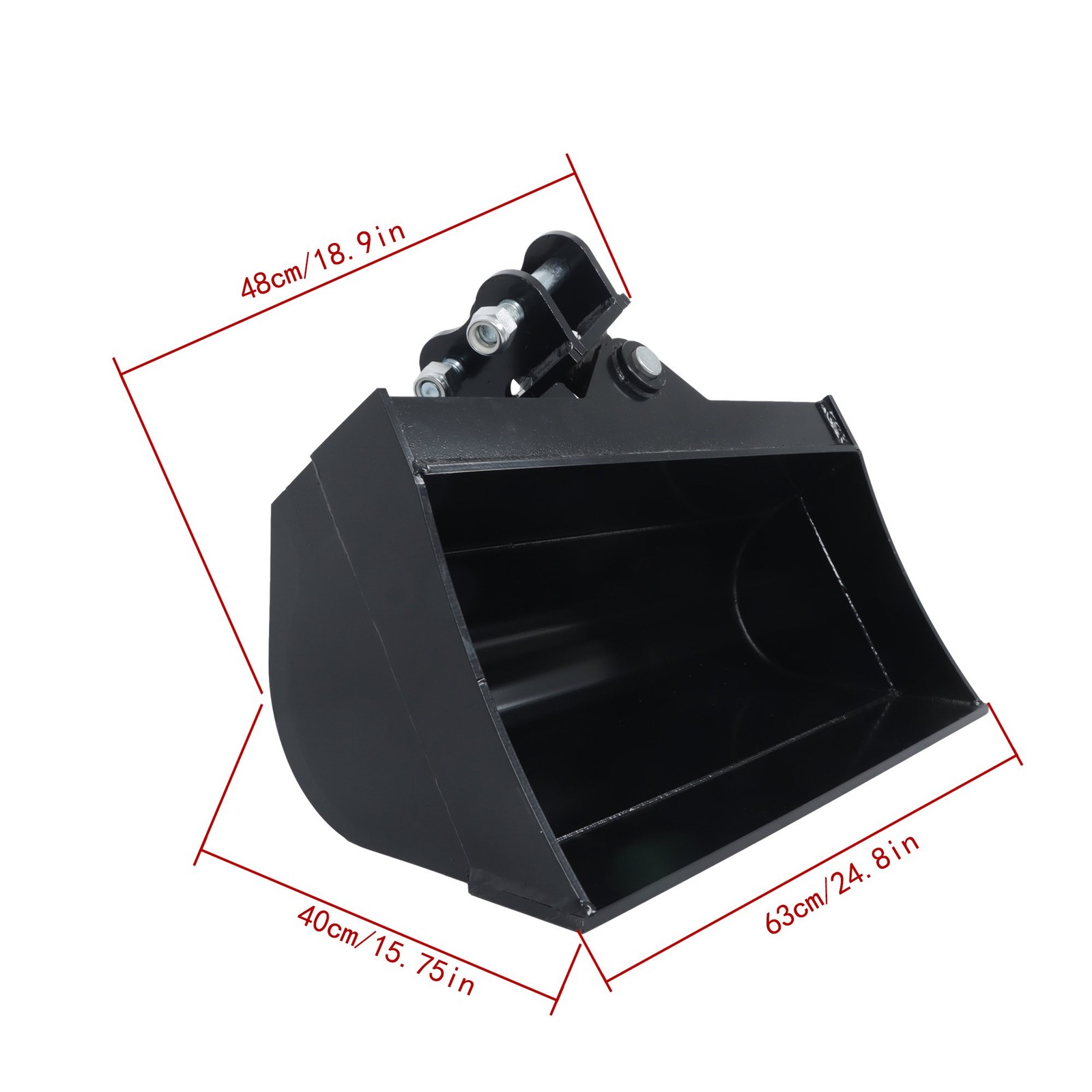 600mm Tilting Bucket for Mini Excavator Digger Attachment
