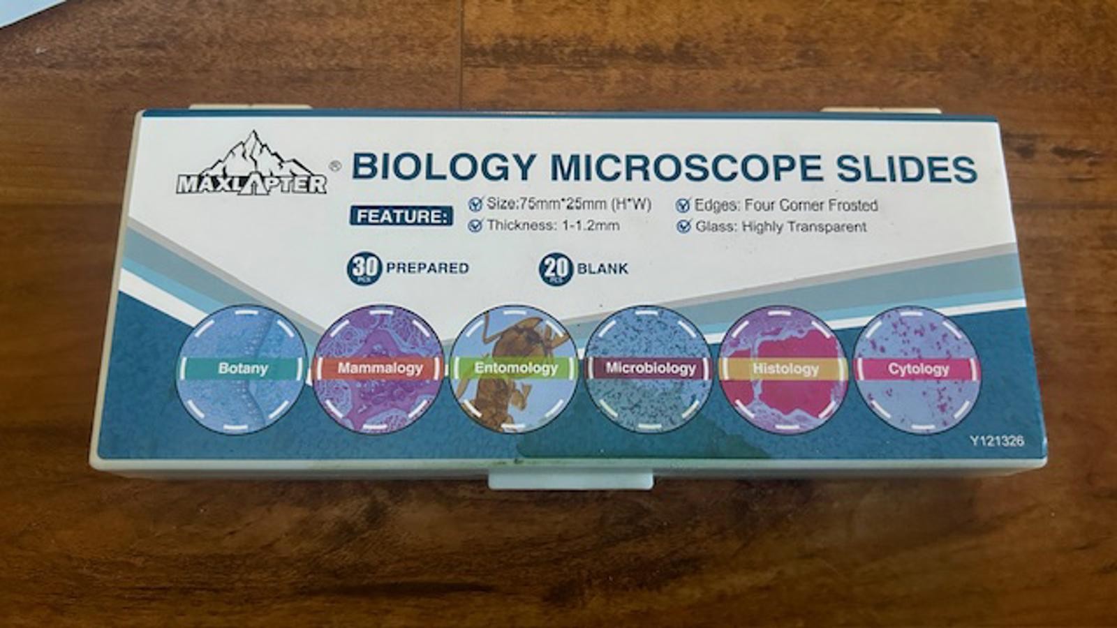 Poothop Compound Microscope 40X-2000X Magnification and Biological Slides Set
